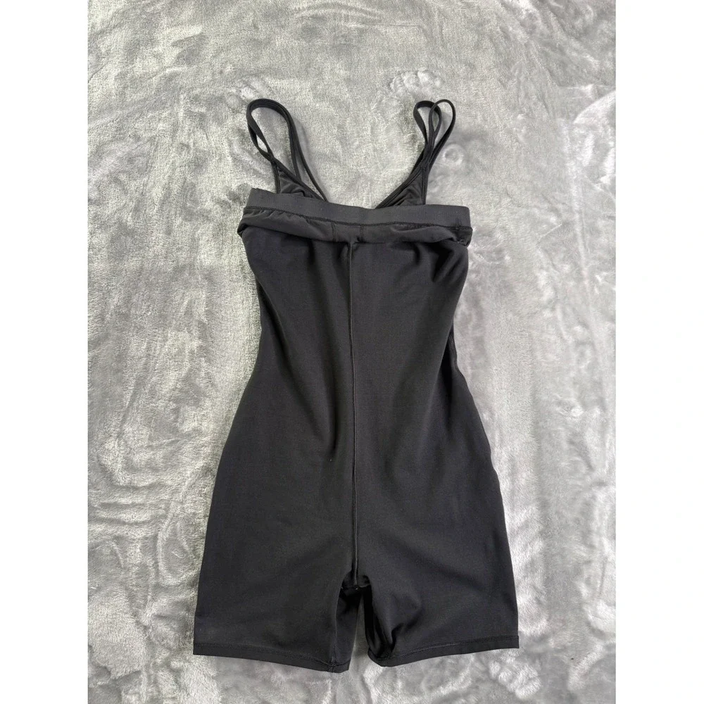Alo Yoga Alosoft Suns Out Romper Black XXS Athletic Bodysuit W8137R